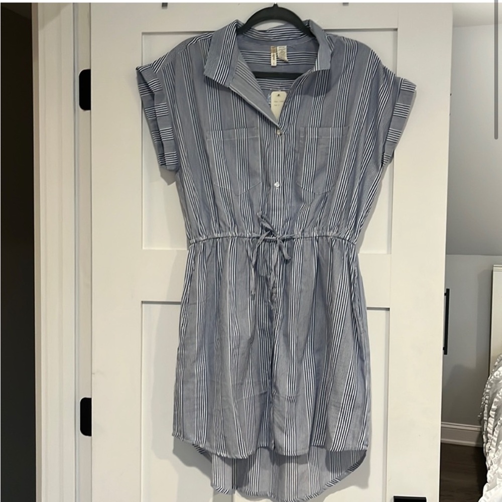 Japna hi-low dress elastic waist NWT!